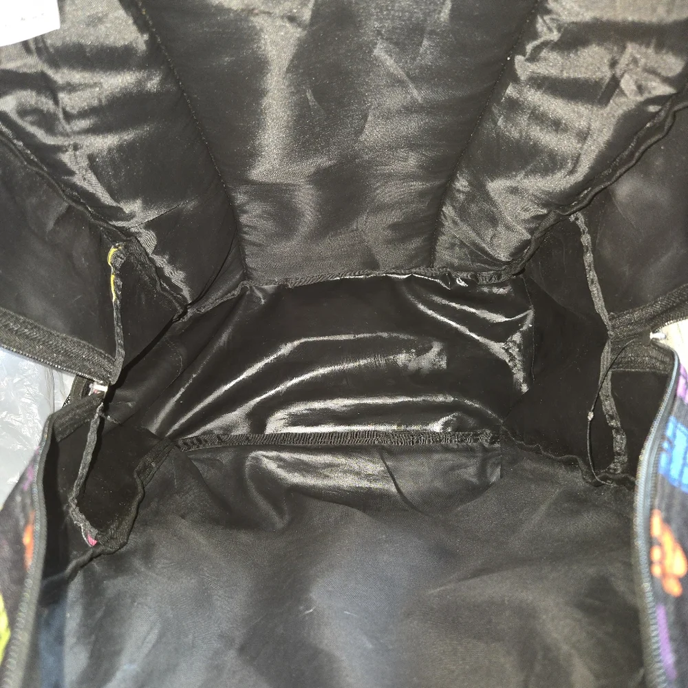 Disney Parks Walt Disney World Black & Rainbow Mickey Mouse Backpack‎ 18"X12"X9" - Picture 10 of 12